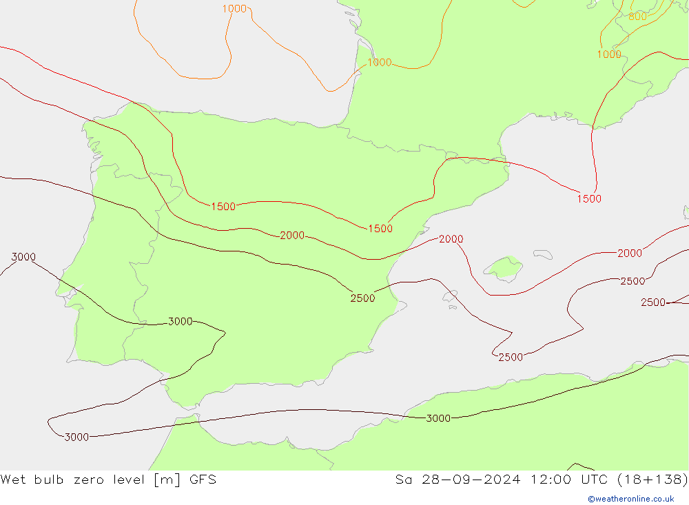 Theta-W Sıfır Seviyesi GFS Cts 28.09.2024 12 UTC