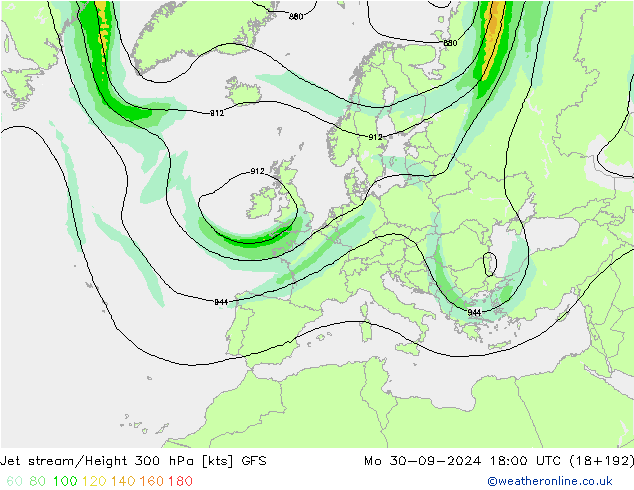 Polarjet GFS Mo 30.09.2024 18 UTC