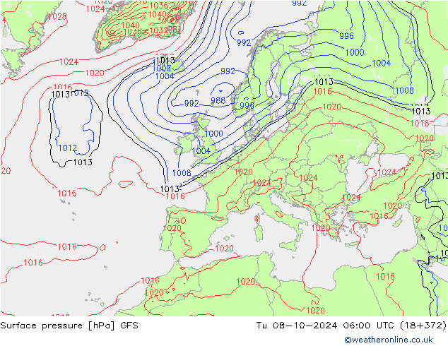      GFS  08.10.2024 06 UTC