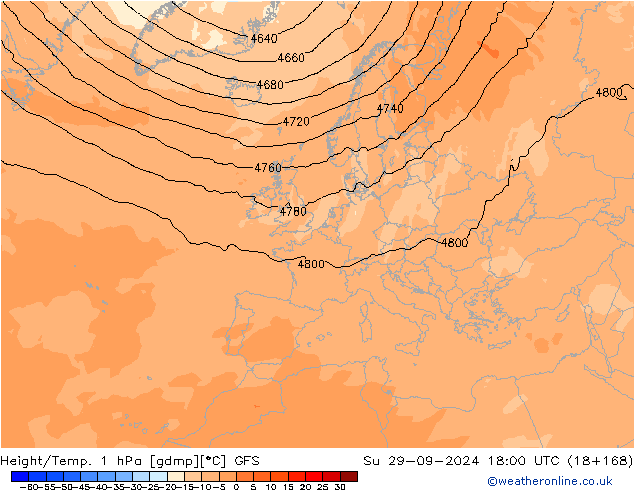 Height/Temp. 1 hPa GFS So 29.09.2024 18 UTC