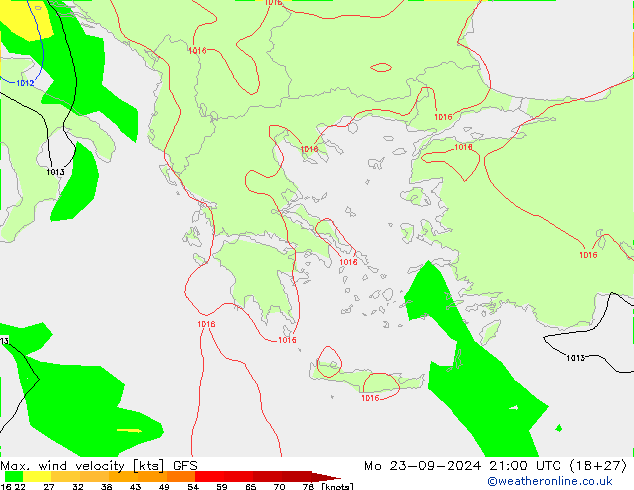 Windböen GFS Mo 23.09.2024 21 UTC