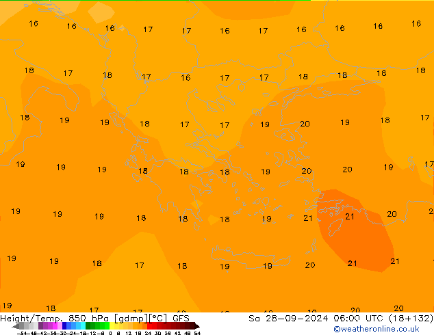 Z500/Rain (+SLP)/Z850 GFS sam 28.09.2024 06 UTC