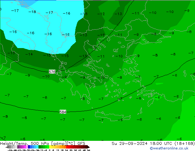 GFS: Dom 29.09.2024 18 UTC