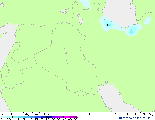 Z500/Rain (+SLP)/Z850 GFS Th 26.09.2024 18 UTC