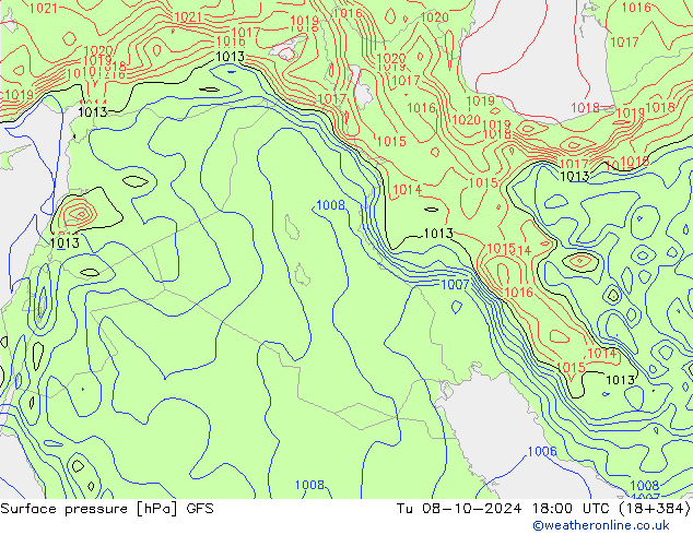 GFS: вт 08.10.2024 18 UTC