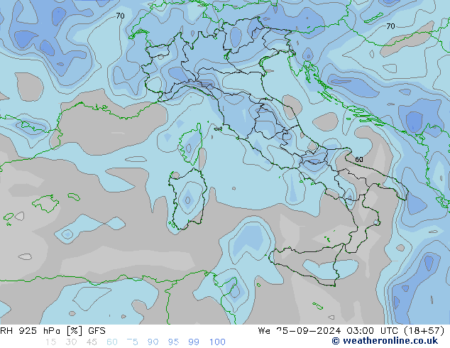 RV 925 hPa GFS wo 25.09.2024 03 UTC