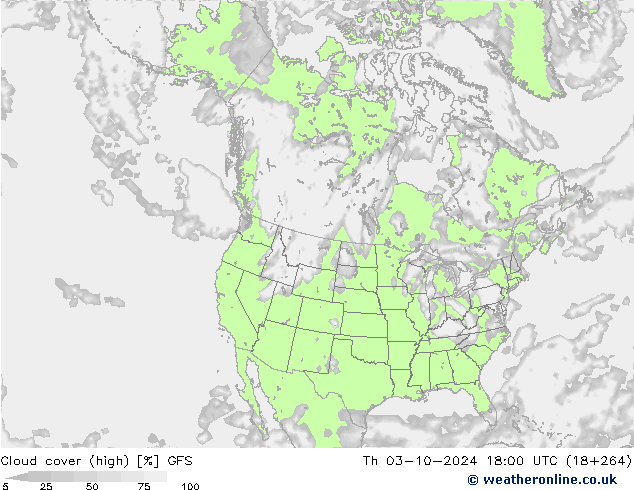 облака (средний) GFS чт 03.10.2024 18 UTC