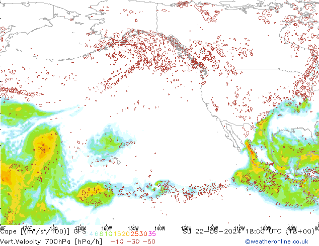 Cape GFS  22.09.2024 18 UTC