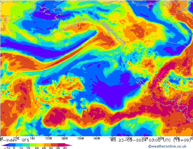 K-Index GFS Mo 23.09.2024 03 UTC