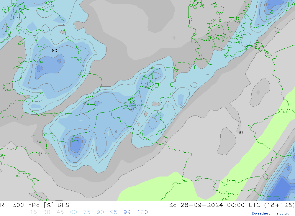 300 hPa Nispi Nem GFS Cts 28.09.2024 00 UTC