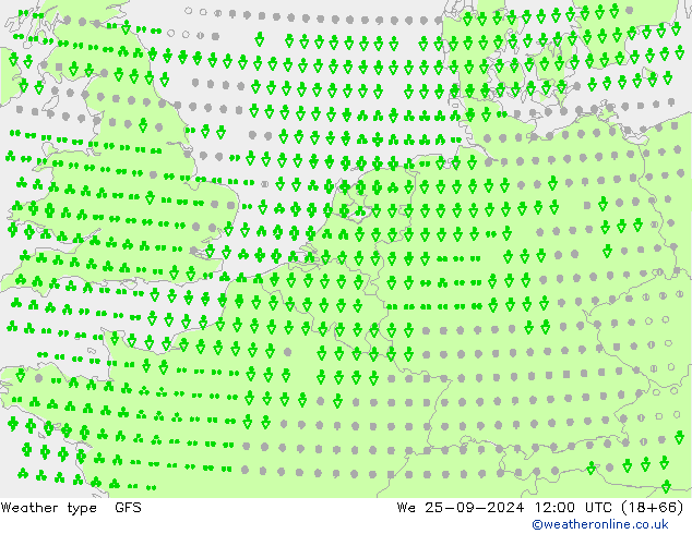 Weather type GFS St 25.09.2024 12 UTC