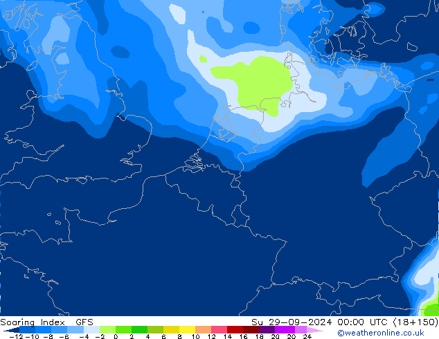 Soaring Index GFS So 29.09.2024 00 UTC