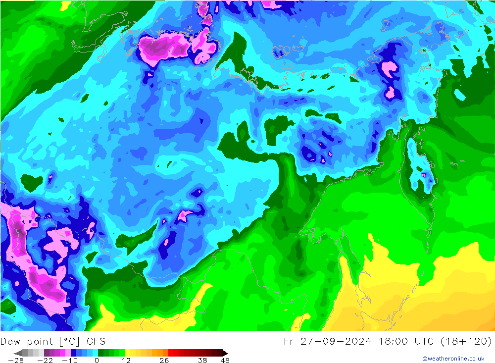 punkt rosy GFS pt. 27.09.2024 18 UTC