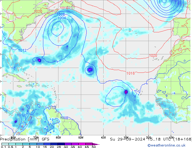 precipitação GFS Dom 29.09.2024 18 UTC