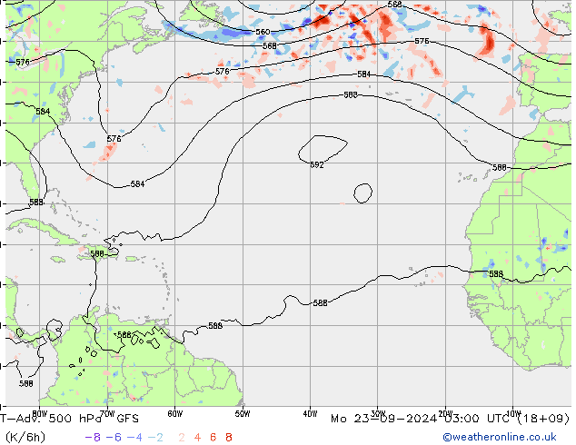 T-Adv. 500 hPa GFS Po 23.09.2024 03 UTC