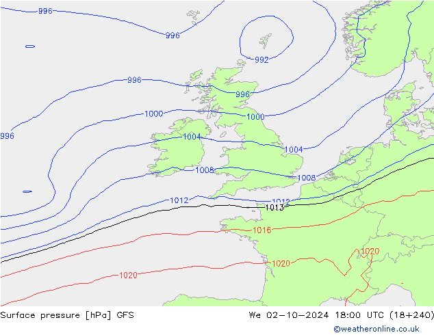 GFS: We 02.10.2024 18 UTC