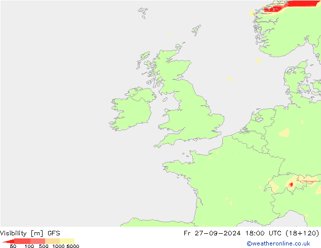 Görüş alanı GFS Cu 27.09.2024 18 UTC