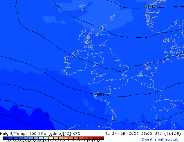 Height/Temp. 100 hPa GFS mar 24.09.2024 06 UTC