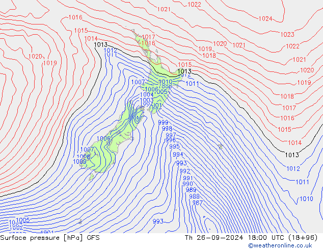 GFS: Th 26.09.2024 18 UTC