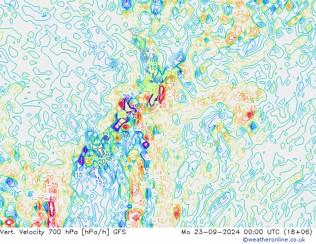 Vert. Velocity 700 hPa GFS  23.09.2024 00 UTC