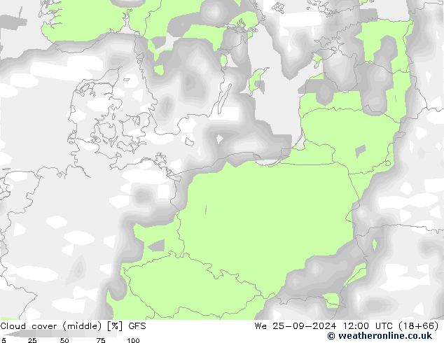 облака (средний) GFS ср 25.09.2024 12 UTC