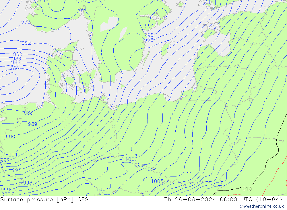 GFS: Qui 26.09.2024 06 UTC