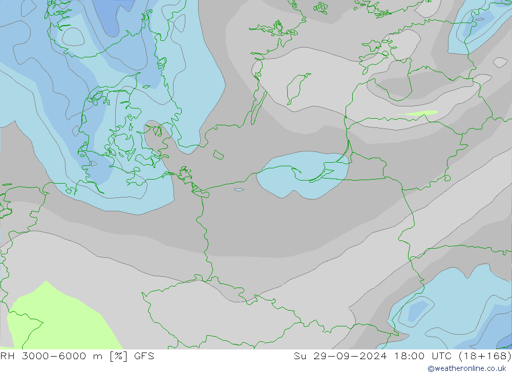 RH 3000-6000 m GFS Вс 29.09.2024 18 UTC