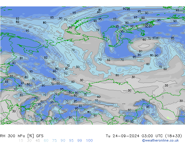 RH 300 hPa GFS Ter 24.09.2024 03 UTC