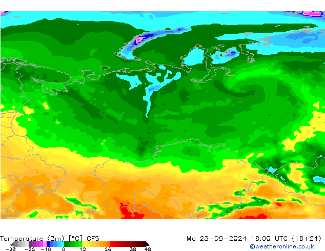 GFS: lun 23.09.2024 18 UTC