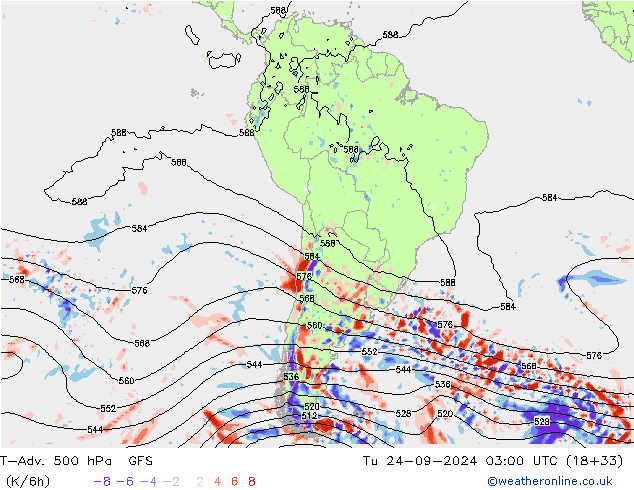 T-Adv. 500 hPa GFS mar 24.09.2024 03 UTC