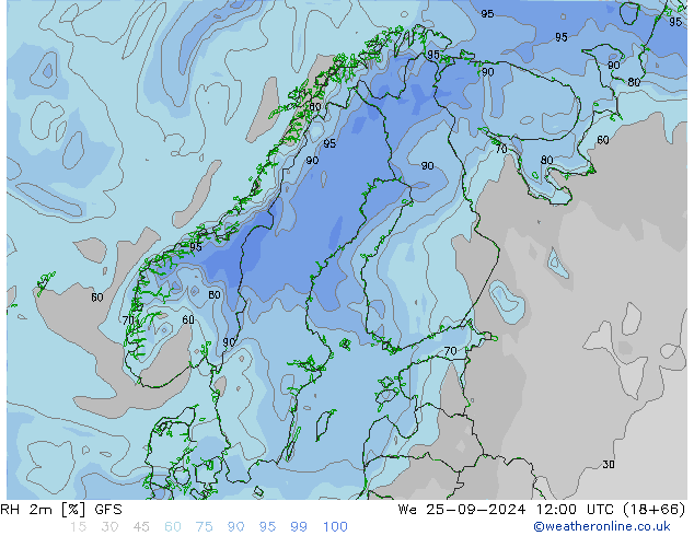 RV 2m GFS wo 25.09.2024 12 UTC