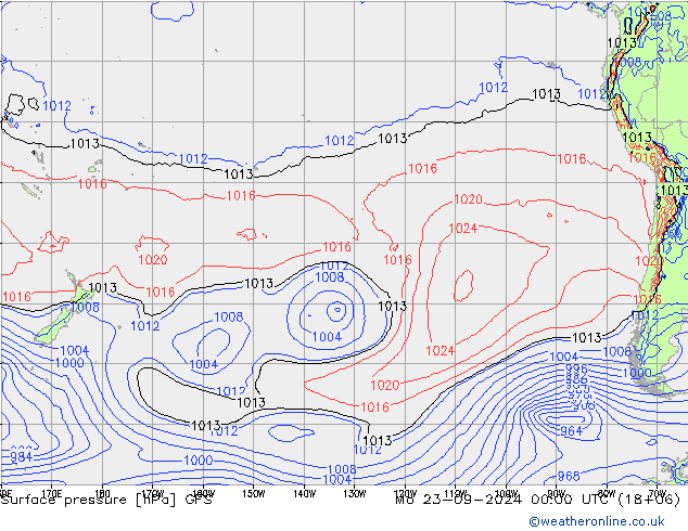 GFS: пн 23.09.2024 00 UTC