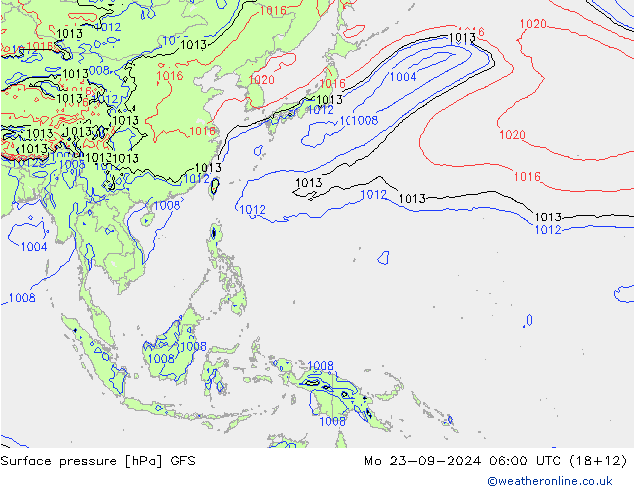 GFS: пн 23.09.2024 06 UTC