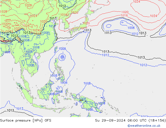 GFS: Dom 29.09.2024 06 UTC