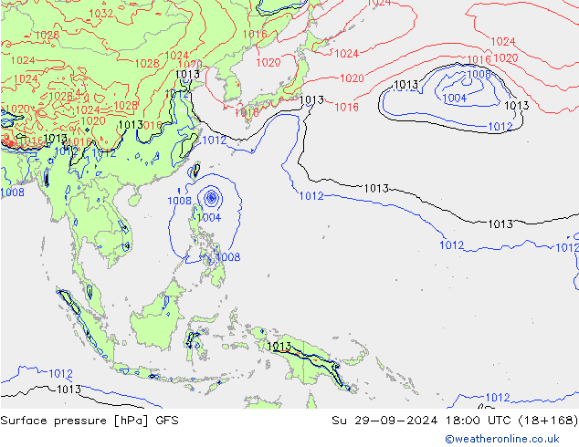 GFS: Su 29.09.2024 18 UTC