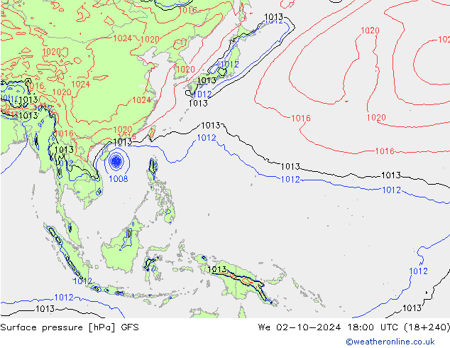 GFS: St 02.10.2024 18 UTC