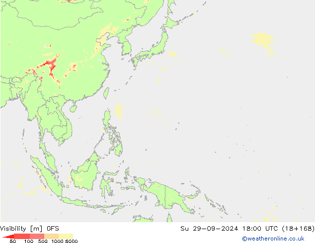 Visibilità GFS dom 29.09.2024 18 UTC