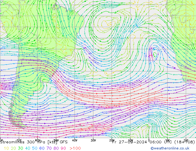  300 hPa GFS  27.09.2024 06 UTC