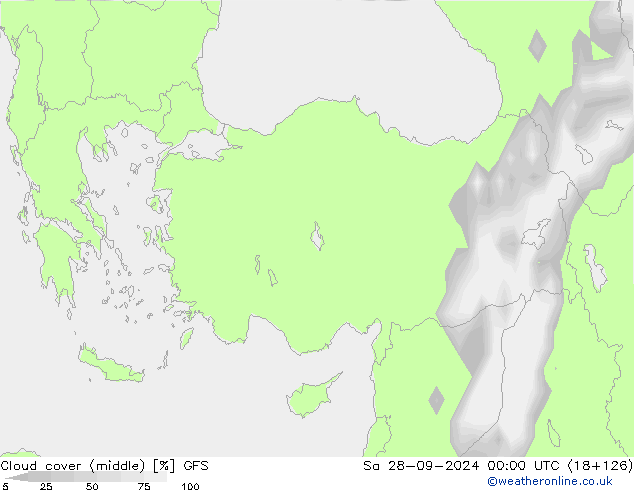 nuvens (médio) GFS Sáb 28.09.2024 00 UTC