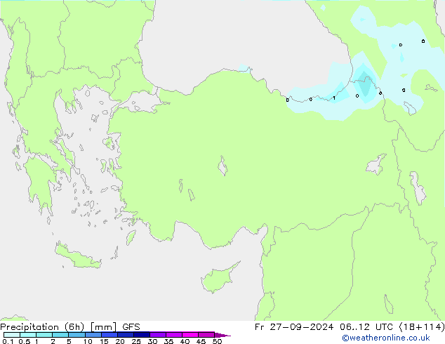 Z500/Rain (+SLP)/Z850 GFS Fr 27.09.2024 12 UTC