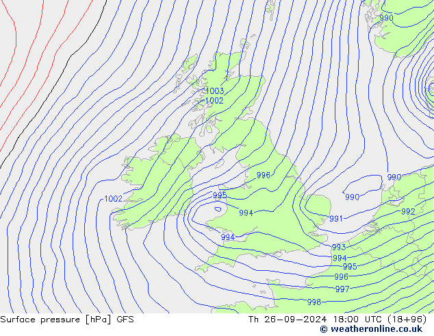 GFS: Th 26.09.2024 18 UTC