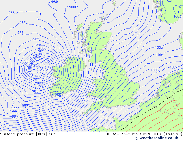 GFS: Th 03.10.2024 06 UTC