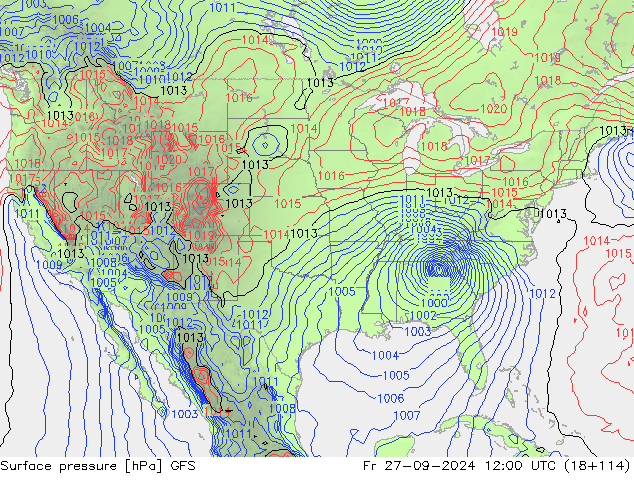 GFS: Cu 27.09.2024 12 UTC