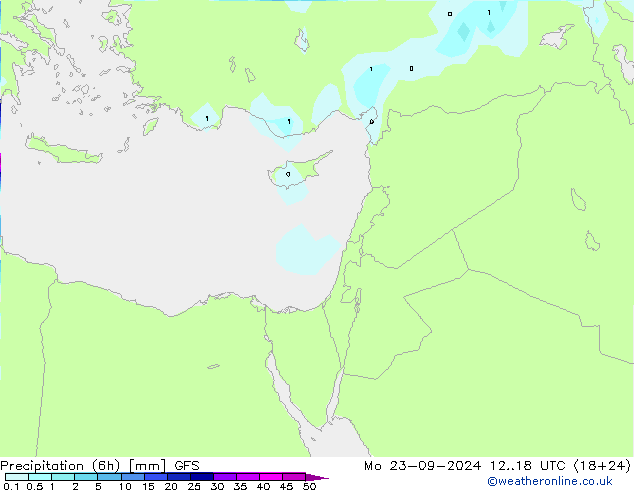 Z500/Rain (+SLP)/Z850 GFS Mo 23.09.2024 18 UTC