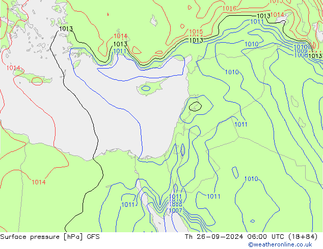 GFS: Do 26.09.2024 06 UTC