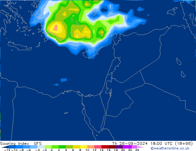 Soaring Index GFS Th 26.09.2024 18 UTC