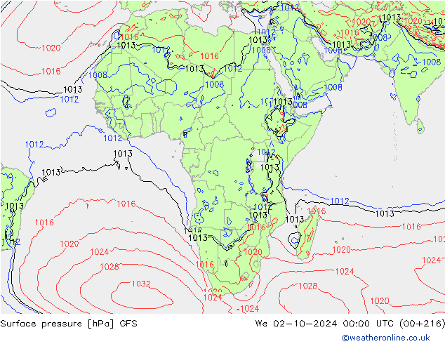 GFS: We 02.10.2024 00 UTC