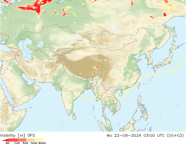 Visibilidad GFS lun 23.09.2024 03 UTC