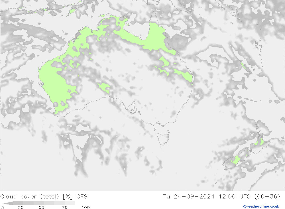 nuvens (total) GFS Ter 24.09.2024 12 UTC