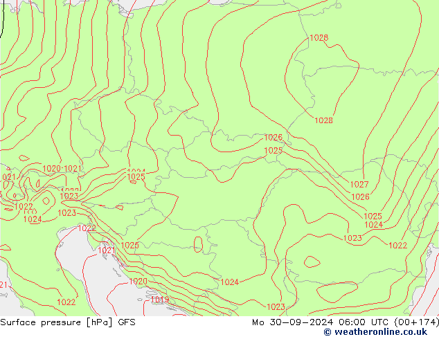 GFS: пн 30.09.2024 06 UTC